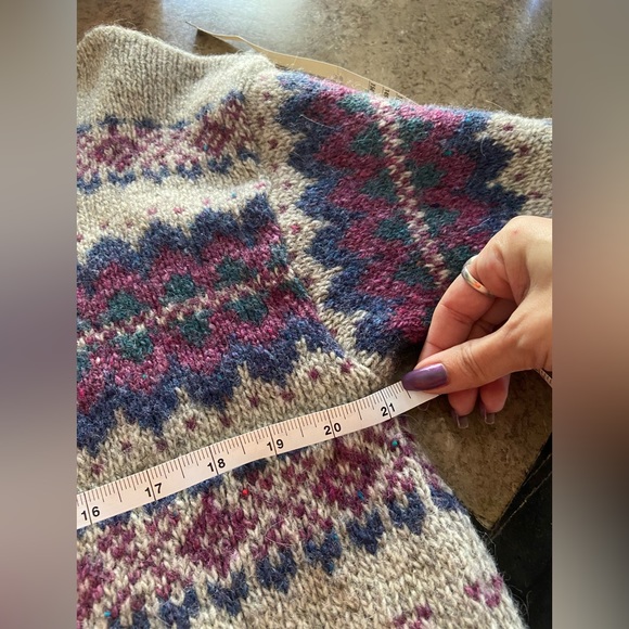 Vintage Eddie Bauer Women’s Fair Isle Sweater nordic vintage sweater 90’s Y2K - Picture 9 of 9